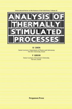 Cover The Analysis of Thermally Stimulated Processes (eBook, PDF)