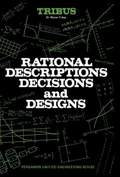 Rational Descriptions, Decisions and Designs (eBook, PDF) - Tribus, Myron