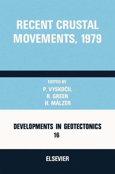 Recent Crustal Movements, 1979 (eBook, PDF) Recent Crustal Movements, 1979 (eBook, PDF)