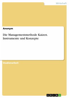 Die Managementmethode Kaizen. Instrumente und Konzepte (eBook, PDF)