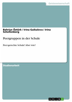 Peergruppen in der Schule (eBook, PDF) - Öztürk, Bahriye; Gaikalova, Irina; Schellenberg, Irina