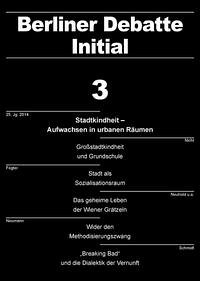 Stadtkindheit – Aufwachsen in urbanen Räumen - Jörg Nicht (Hg.)