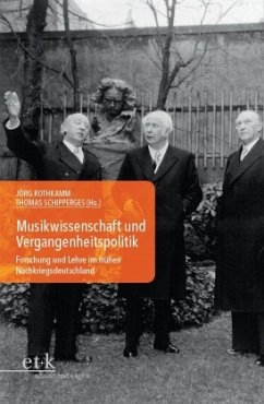 Cover Musikwissenschaft und Vergangenheitspolitik,m. CD-ROM
