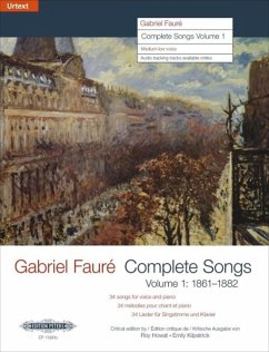 Complete Songs (Medium Voice): 1861-1882, Urtext - Fauré, Gabriel