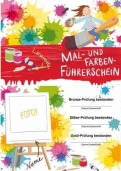 Mal- und Farben-Führerschein, Klassensatz Führerscheine - Neumann, Nadine