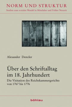 Über den Schriftalltag im 18. Jahrhundert - Denzler, Alexander