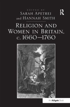 Religion and Women in Britain, c. 1660-1760 - Apetrei, Sarah