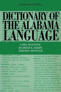 Dictionary of the Alabama Language - Sylestine, Cora