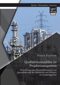 Qualitätskennzahlen im Projektmanagement: Entwicklung eines Kennzahlensystems zur Quantifizierung der Effektivität und Effizienz im Großanlagenbau - Karlstedt, Florian