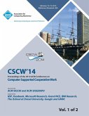 CSCW 14 Vol 1 Computer Supported Cooperative Work