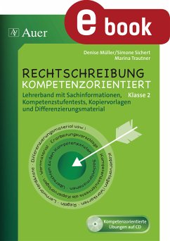 Rechtschreibung kompetenzorientiert - Klasse 2 LB (eBook, PDF) - Müller, Denise; Sichert, Simone; Trautner, Marina