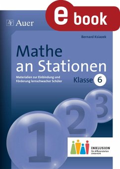 Mathe an Stationen 6 Inklusion (eBook, PDF) - Ksiazek, Bernhard