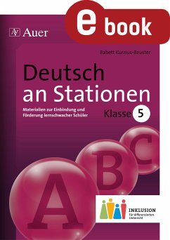 Deutsch an Stationen 5 Inklusion (eBook, PDF) - Kurzius-Beuster, Babett