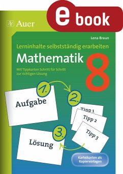 Lerninhalte selbstständig erarbeiten Mathematik 8 (eBook, PDF) - Braun, Lena
