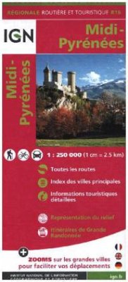 Cover IGN Karte, Régionale Routière et Touristique Midi-Pyrénées