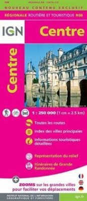 Cover IGN Karte, Régionale Routière et Touristique Centre