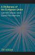 A Dictionary of the European Union - Bild 1