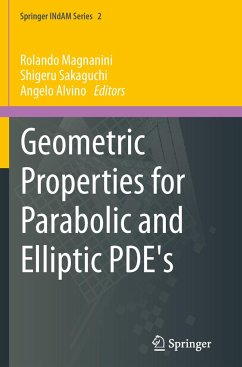 Geometric Properties for Parabolic and Elliptic PDE's