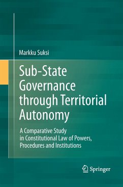 Sub-State Governance through Territorial Autonomy - Suksi, Markku