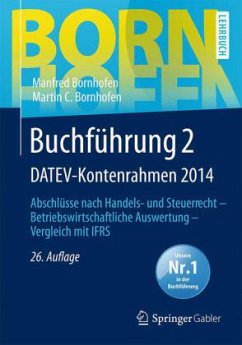 Buchführung 2 DATEV-Kontenrahmen 2014 - Bornhofen, Manfred; Bornhofen, Martin C.