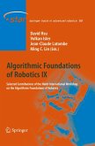 Algorithmic Foundations of Robotics IX