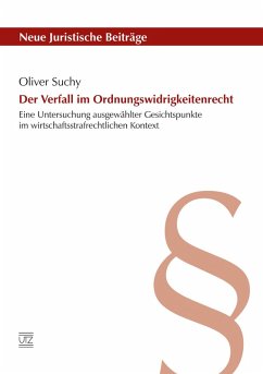 Der Verfall im Ordnungswidrigkeitenrecht (eBook, PDF) - Suchy, Oliver