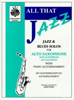 Cover All that Jazz jazz and blues solos for alto saxophone and piano