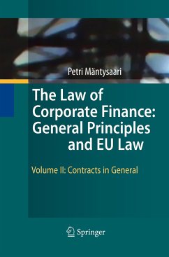 The Law of Corporate Finance: General Principles and EU Law - Mäntysaari, Petri