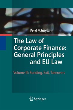 The Law of Corporate Finance: General Principles and EU Law - Mäntysaari, Petri