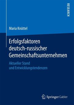 Cover Erfolgsfaktoren deutsch-russischer Gemeinschaftsunternehmen