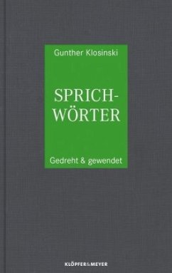 Sprichwörter - Klosinski, Gunther
