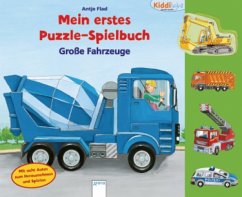 Große Fahrzeuge - Mein erstes Puzzle-Spielbuch - Flad, Antje