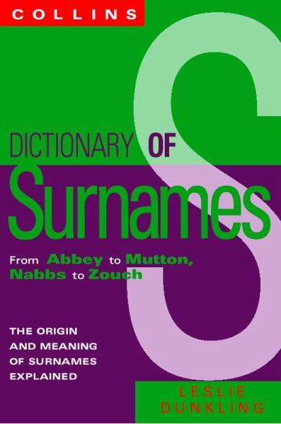 Collins Dictionary Of Surnames (eBook, ePUB) Collins Dictionary Of Surnames (eBook, ePUB)