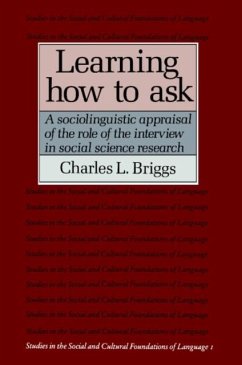 Learning How to Ask (eBook, PDF) - Briggs, Charles L.