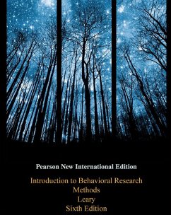 Cover Introduction to Behavioral Research Methods (eBook, PDF)