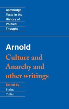 Cover Arnold: 'Culture and Anarchy' and Other Writings (eBook, PDF)