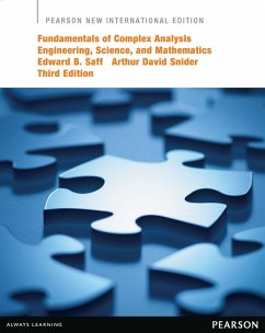 Fundamentals of Complex Analysis with Applications to Engineering, Science, and Mathematics (eBook, PDF) - Saff, Edward B.; Snider, Arthur David