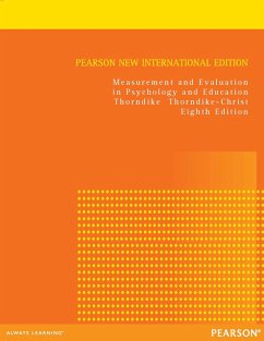 Measurement and Evaluation in Psychology and Education (eBook, PDF) - Thorndike, Robert M.; Thorndike-Christ, Tracy M.
