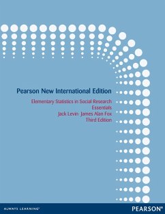 Elementary Statistics in Social Research: Essentials (eBook, PDF) - Levin, Jack A.; Fox, James Alan