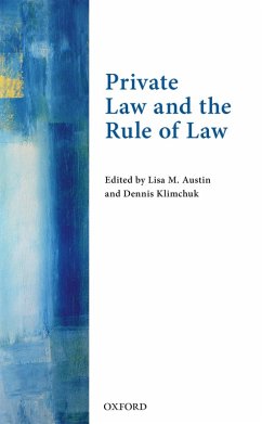 Cover Private Law and the Rule of Law (eBook, PDF)