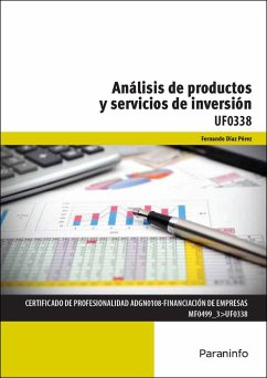 Análisis de productos y servicios de Inversión. Certificados de profesionalidad. Financiación de empresas