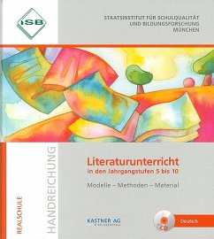 Cover ISB Handreichung Literaturunterricht in den Jahrgangsstufen 5 bis 10 mit CD