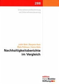 Nachhaltigkeitsberichte im Vergleich - Beile, Judith; Kratz, Benjamin; Pohlmann, Malte; Vitols, Katrin