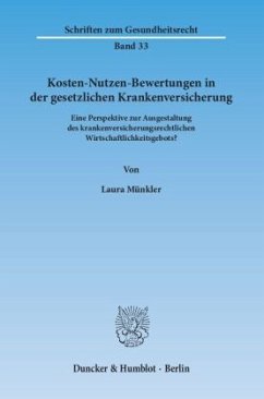 Cover Kosten-Nutzen-Bewertungen in der gesetzlichen Krankenversicherung