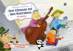 Drei Chinesen mit dem Kontrabass. Kamishibai Bildkartenset. - Brandt, Susanne