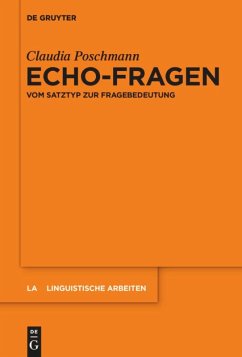 Echo-Fragen - Poschmann, Claudia
