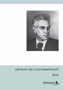 Cover Jahrbuch der Luria-Gesellschaft 2014 (eBook, PDF)