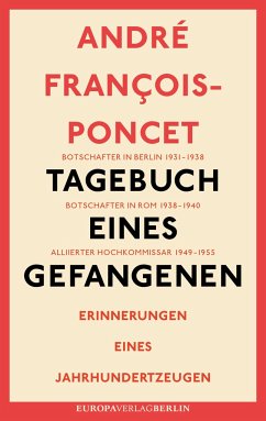 Tagebuch eines Gefangenen - François-Poncet, André