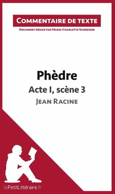 Phèdre de Racine - Acte I, scène 3 - Lepetitlitteraire; Marie-Charlotte Schneider