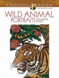 Creative Haven Wild Animal Portraits Coloring Book - Hunter, Llyn
